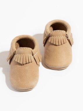 Freshly Picked Size 1 Fringe Moccasins for Baby